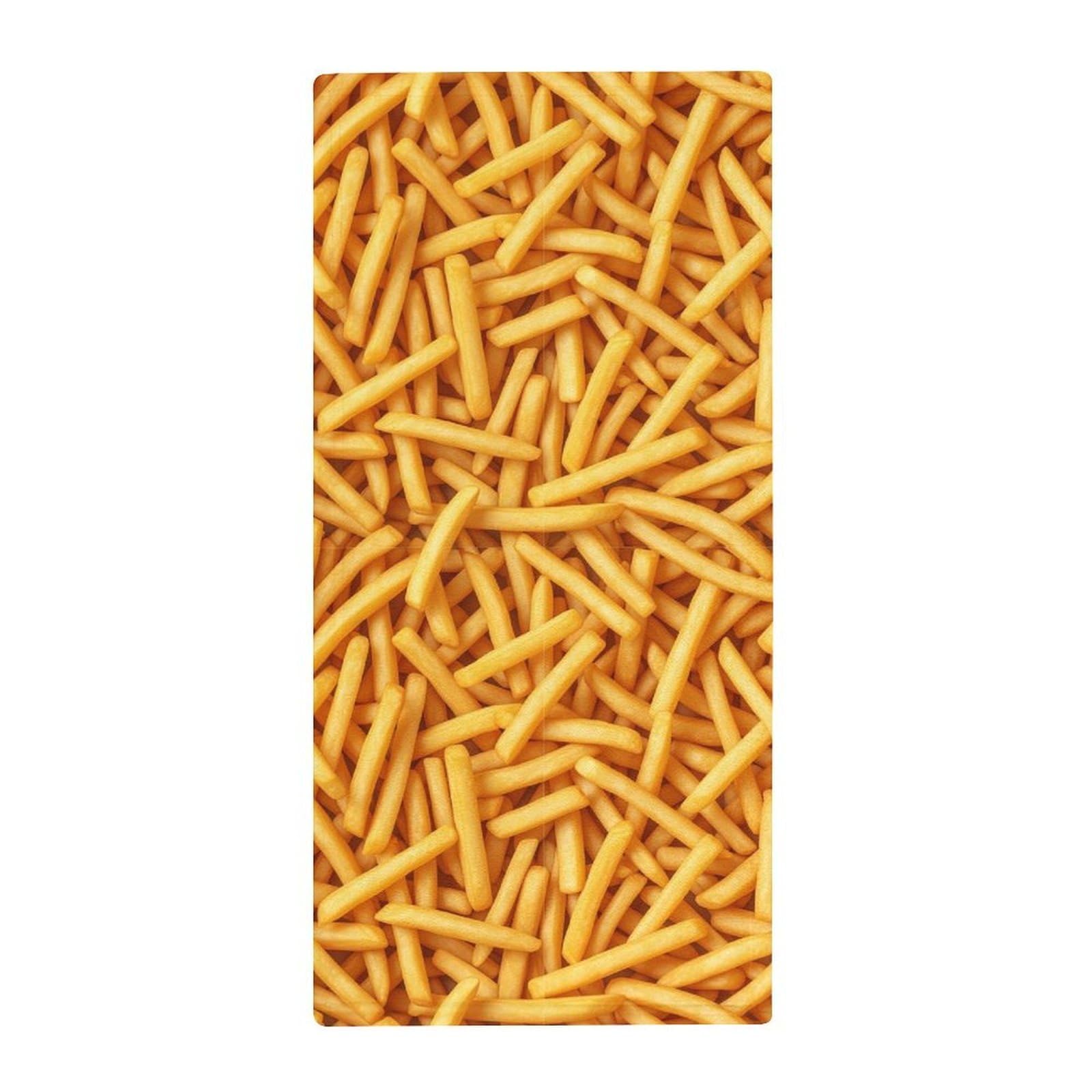 Anceky Microfiber Bath Towels for Gym & Spa, French Fries Super Soft Quick-Drying Hand Towels