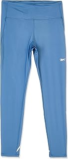 بنطلون حريمي ضيق قصير للجري، من ريبوك أزرق، لارج