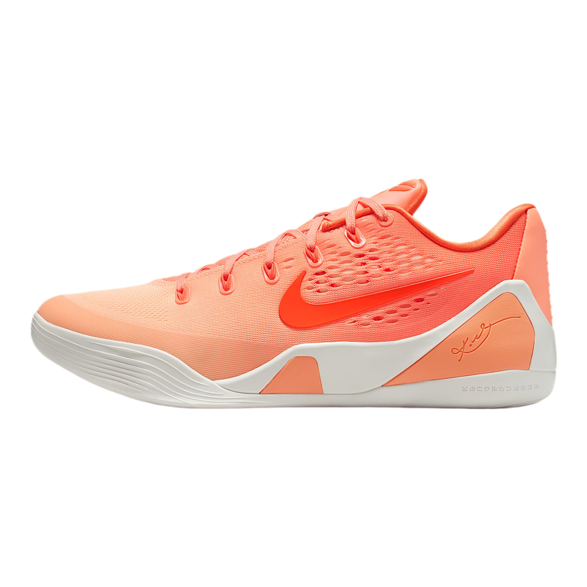 Kobe 9 Low Pro Basketball Shoes (Orange Frost/Brilliant Orange/Summit White/Ice Peach)