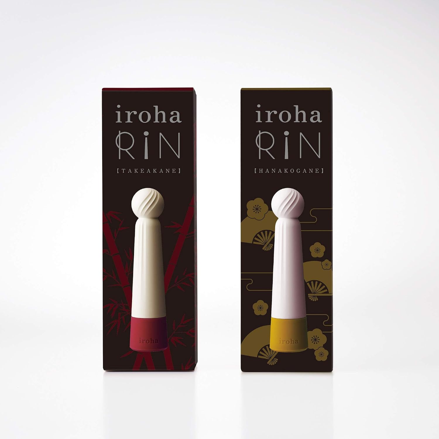 iroha Rin Akane Burgundy Vibrator for Women, Soft Touch Silicone 4-Mode Waterproof Vibrator