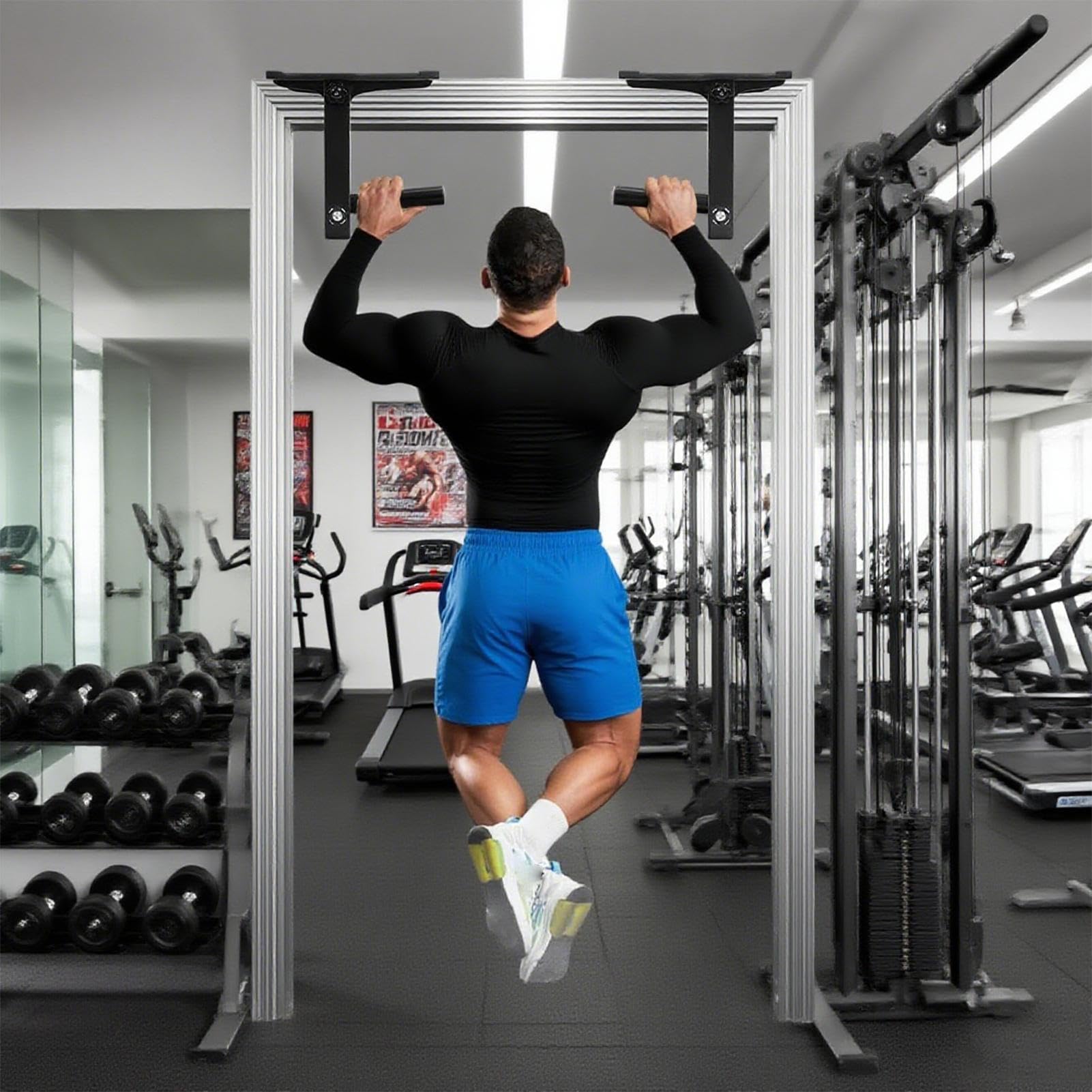 Tappi per asta - Attrezzatura da palestra regolabile, 2 pezzi | Strumento di fitness portatile per la parte superiore del corpo, dispositivo di allenamento domestico per uomini, papà, marito