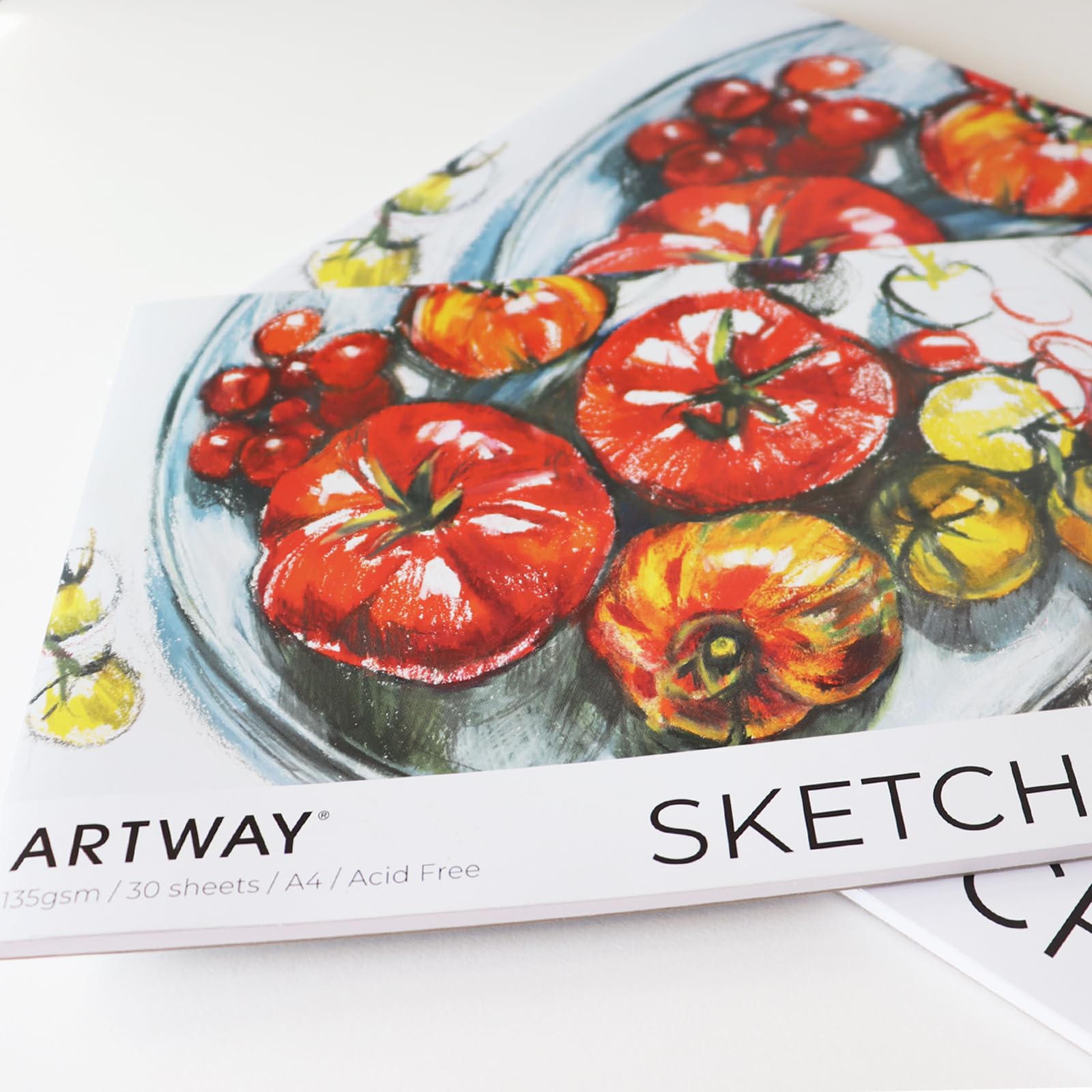 Artway A3 Skizzenblock, 135g/m² Zeichenpapier, 5er-Pack
