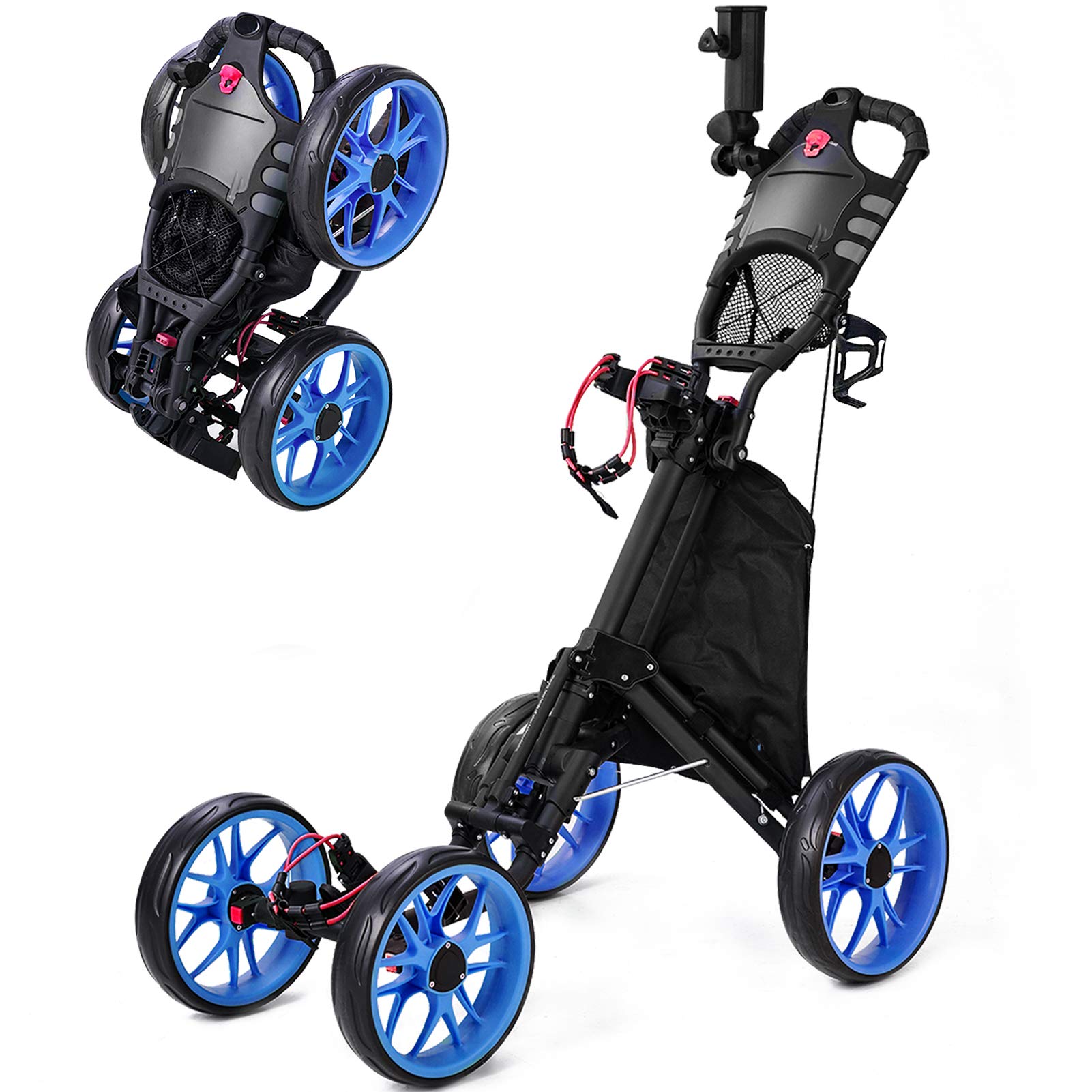 BANIROMAY Upgraded Golf Push Cart, 