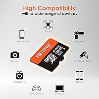 Vista 6 de microSDXC UHS-3 4K Full HD Video Tarjeta SD de monitoreo de transferencia de alta velocidad con adaptador para cámaras de salpicadero, sistema