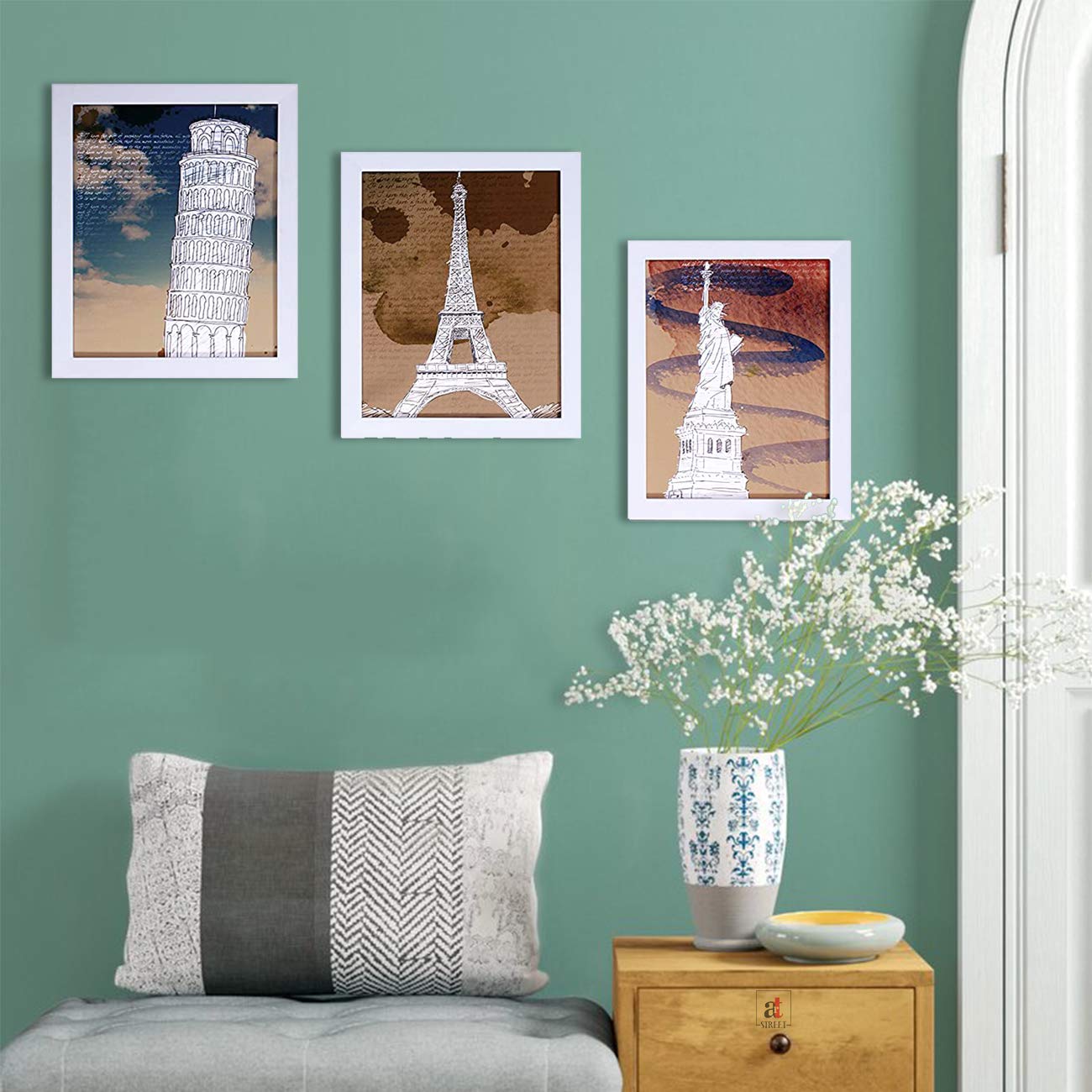 See full amazon price history chart for Painting Mantra - Set of 3 Framed Painting,UV Textured Art Prints (9 x 11 inch) (Color -White || Theme - Monument White) Painting Mantra - Set of 3 Framed Painting,UV Textured Art Prints (9 x 11 inch) (Color -White || Theme - Monument White) (B07DXN8ZFG) Amazon Price History, Amazon Price Tracker