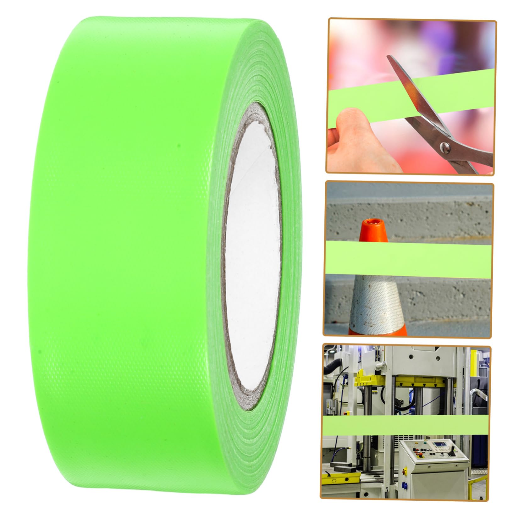 jojofuny 5rotoli Fluorescente Segnaletico Non Appiccicoso Per Marcatura Pericolose Per e