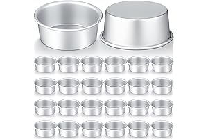 4-Inch Mini Round Molde para Mini Chocoflan Pan