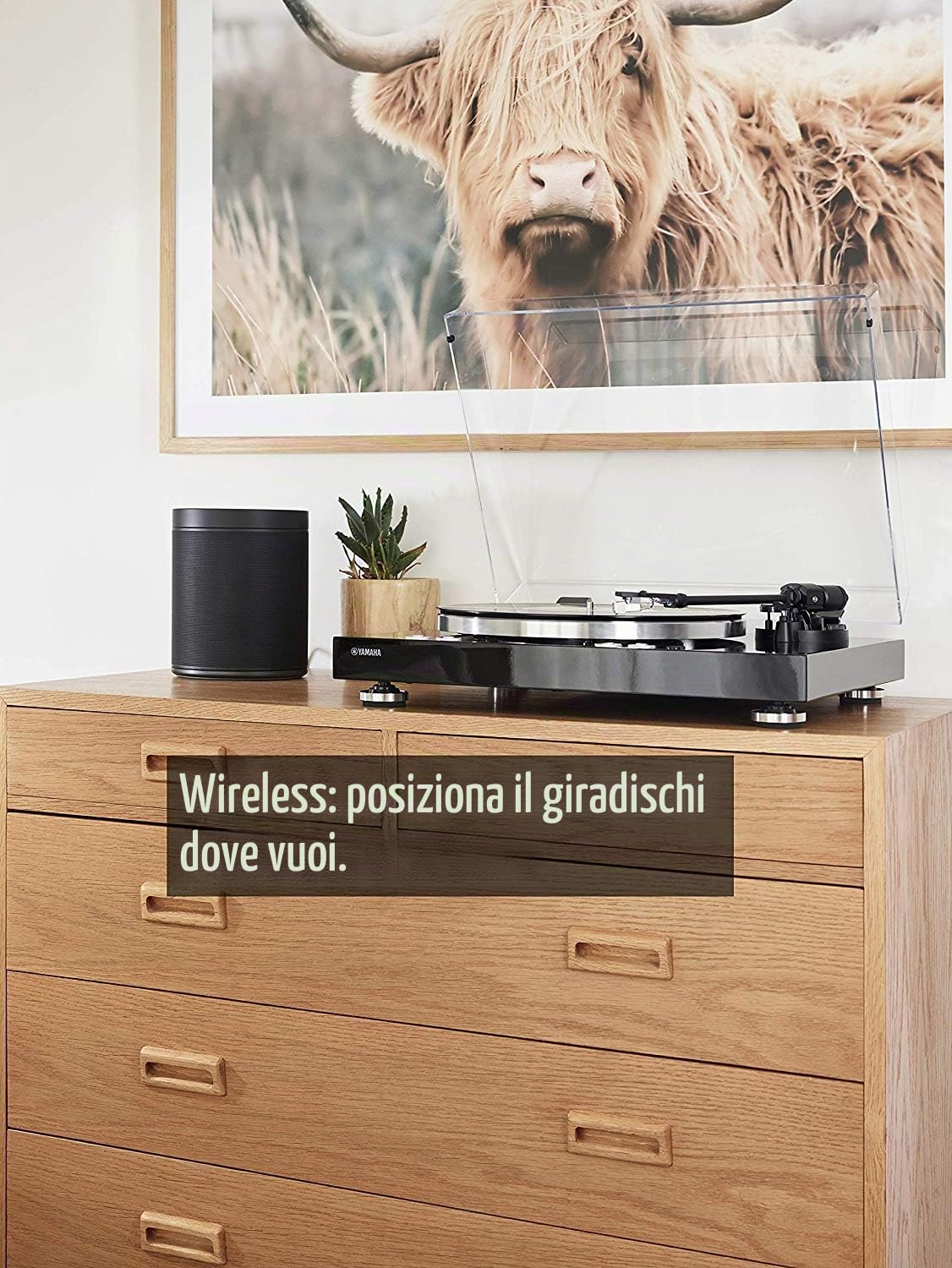 Yamaha Plattenspieler Vinyl 500 Schwarz