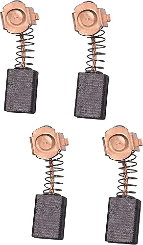 Cepillos de carbono G720 compatibles con amoladora angular Black & Decker G720 WS125 Herramienta eléctrica (paquete de 4)