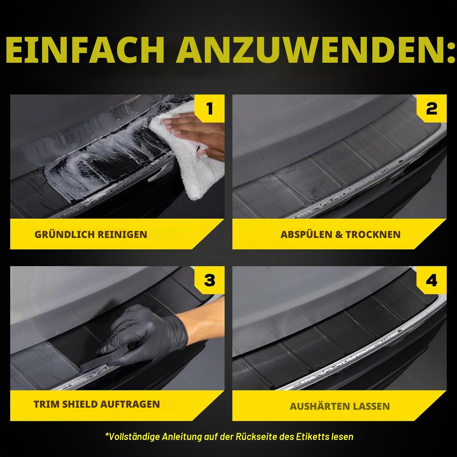 Meguiar’s Heavy Duty Trim Aufbereitungsset für Zierleisten und Kunststoff