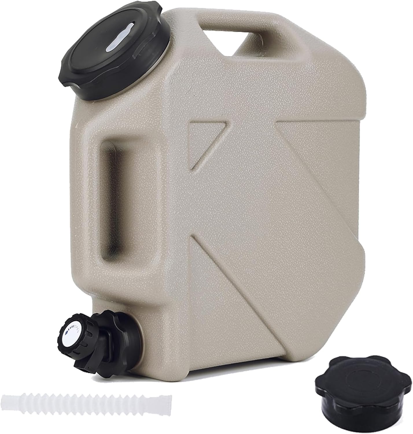 Camping Water Jug, Camping Water Container BPA Free Water Storage with Spigot, 2.6 Gallon Portable Emergency Water Tank Thickened Barrel Wall for Camp Outdoor Hiking Car