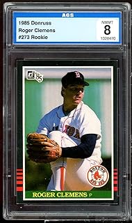 Roger Clemens Rookie Card 1985 Donruss #273 AGS 8 NM/MT