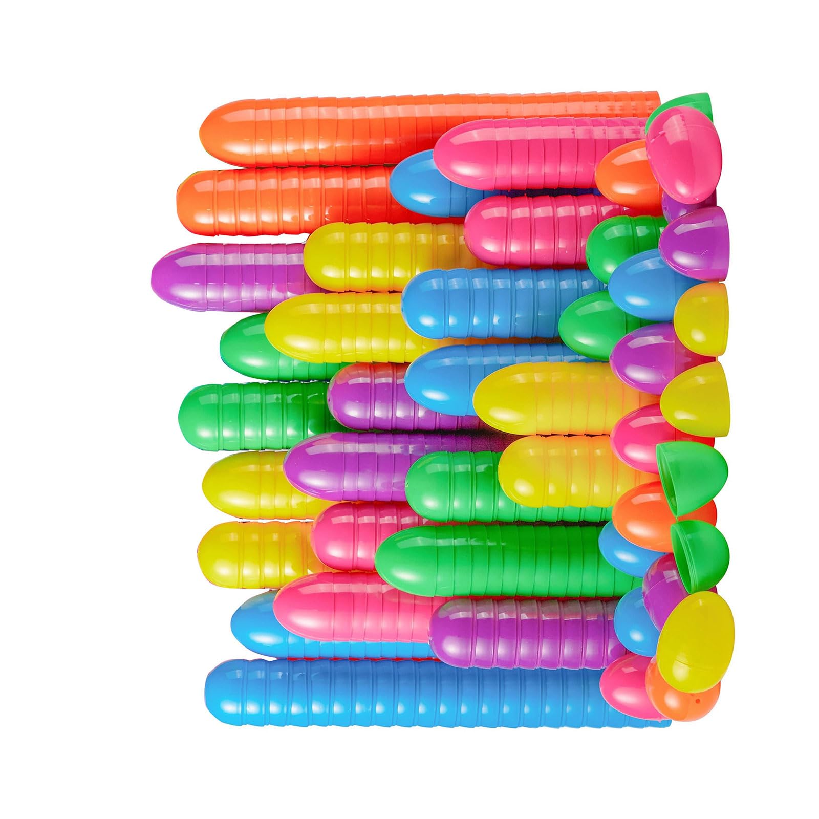 Piceioep 200 Spring Cases Assorted Bright Colors for Handcrafted Decor Gift Giving and Parties Hollow Easter Eggs