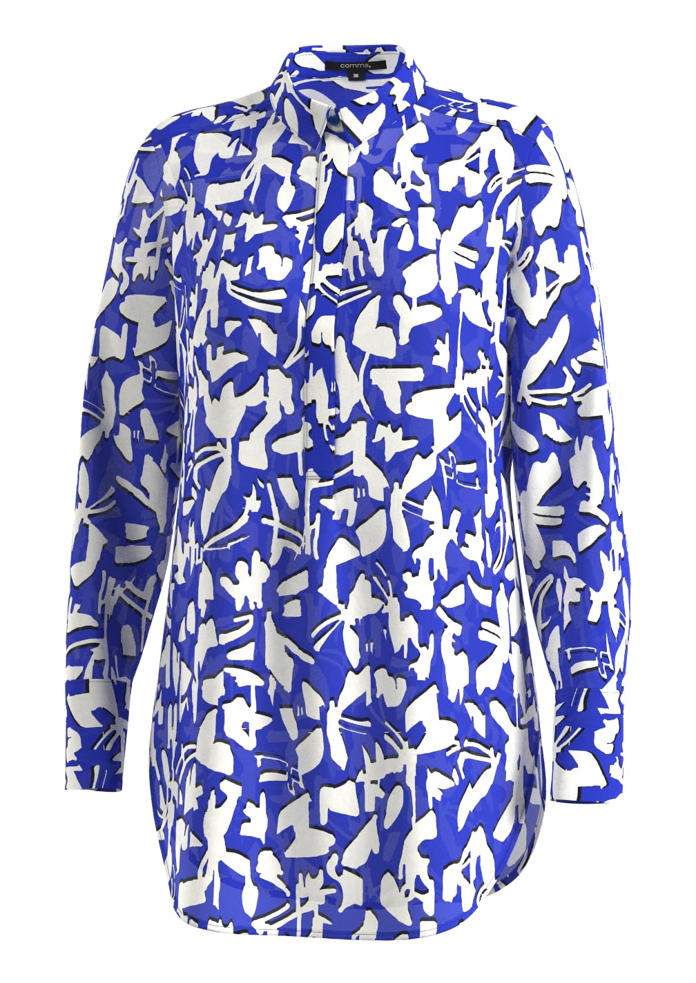 Comma Longbluse aus Chiffon