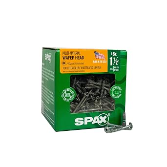#8 x 1-1/2" Exterior Wafer Head Construction Screw 495 pcs T20+ T-Star Plus HCR-X