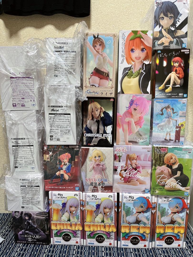 Amazon.co.jp: 美少女フィギュア まとめ売り 21体 タイクレ AMP : おもちゃ