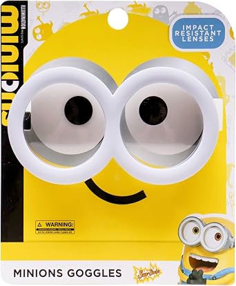 Minions Official Costume Glasses | Real Universal Despicable Me Movie Gear | Kevin, Stuart or Bob Goggles