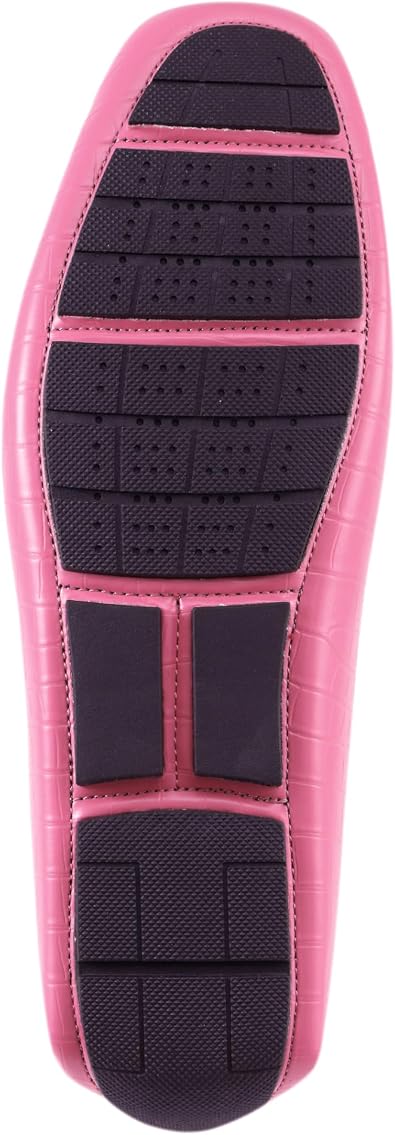 Amali Cola - Driving Moccasins for Men Mens Slip On Loafers, Moccasins, Slip-on Dress Shoes - Driving Loafers with Matching Color Bit