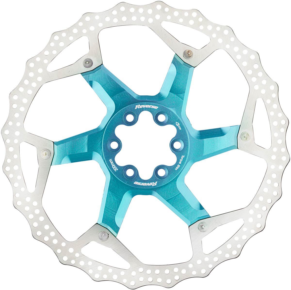 Reverse freno 200 mm 6 agujeros aluminio/acero color azul claro