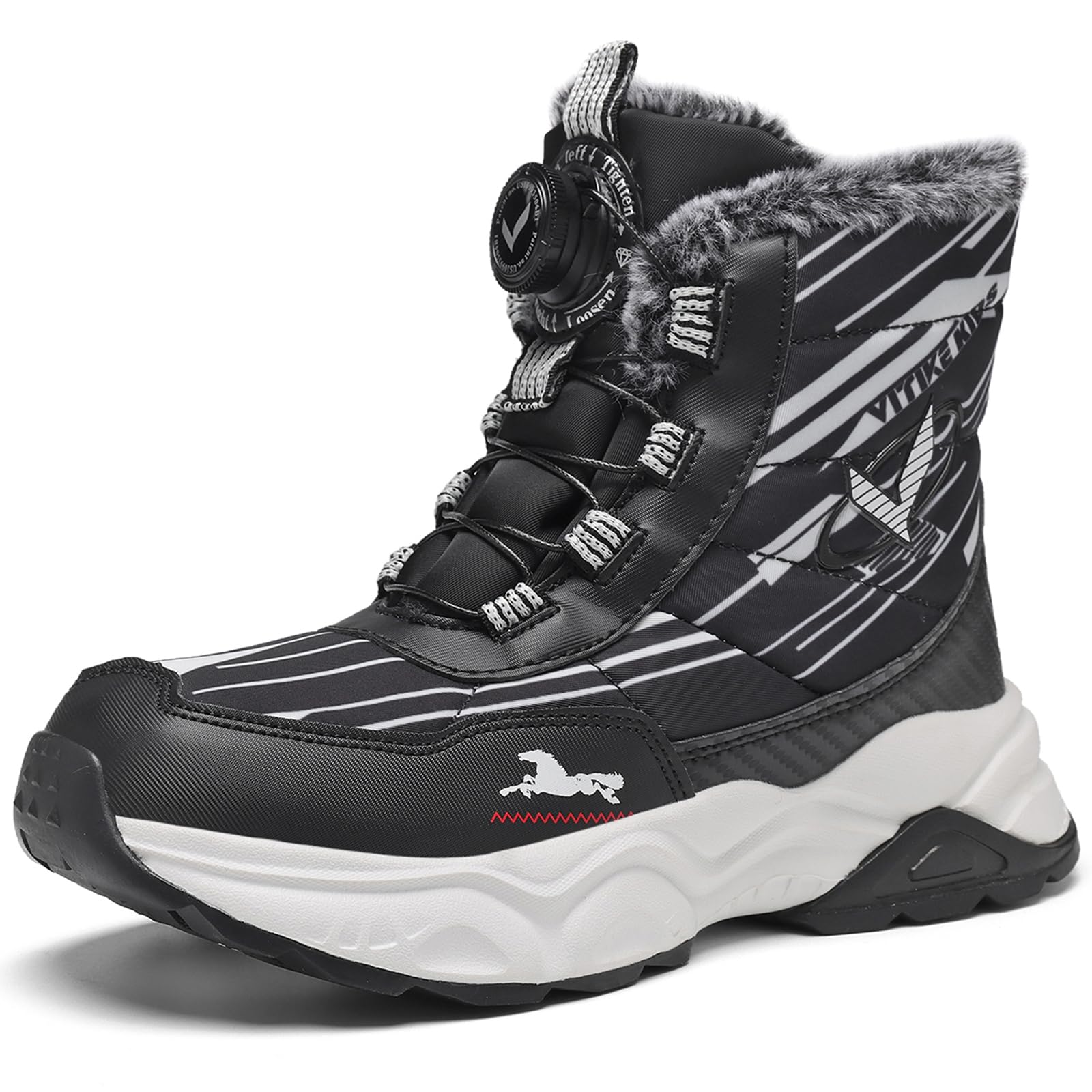 Kinder Schneestiefel Jungen Mädchen Wasserdicht Winterschuhe