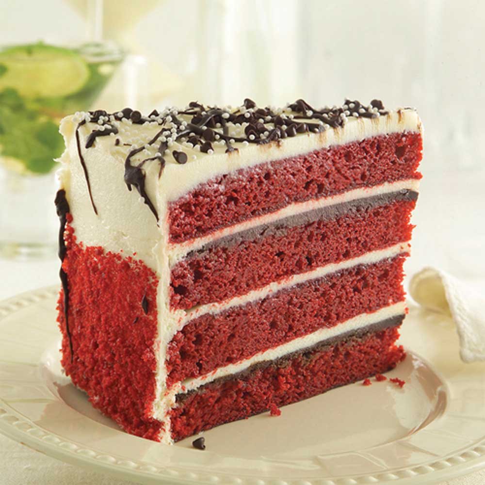 Amazon.com: Sweet Street The Big Line Red Velvet Cake - 14 Slice