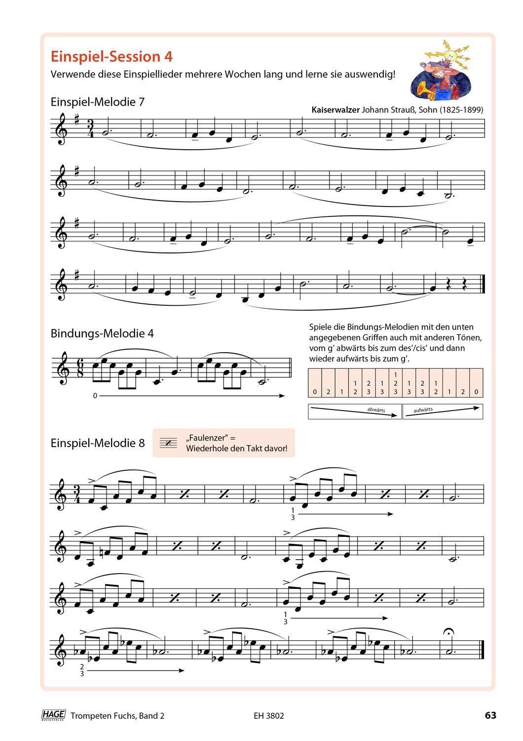 Trompeten Fuchs Band 2: Trompetenschule für Flügelhorn, Kornett oder Tenorhorn