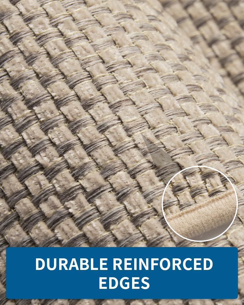 MontVoo Kitchen Rugs and Mats Non Skid Washable, Absorbent Runner Rugs for Kitchen, Front of Sink, Kitchen Mats for Floor (LightBeige, 20"x32")