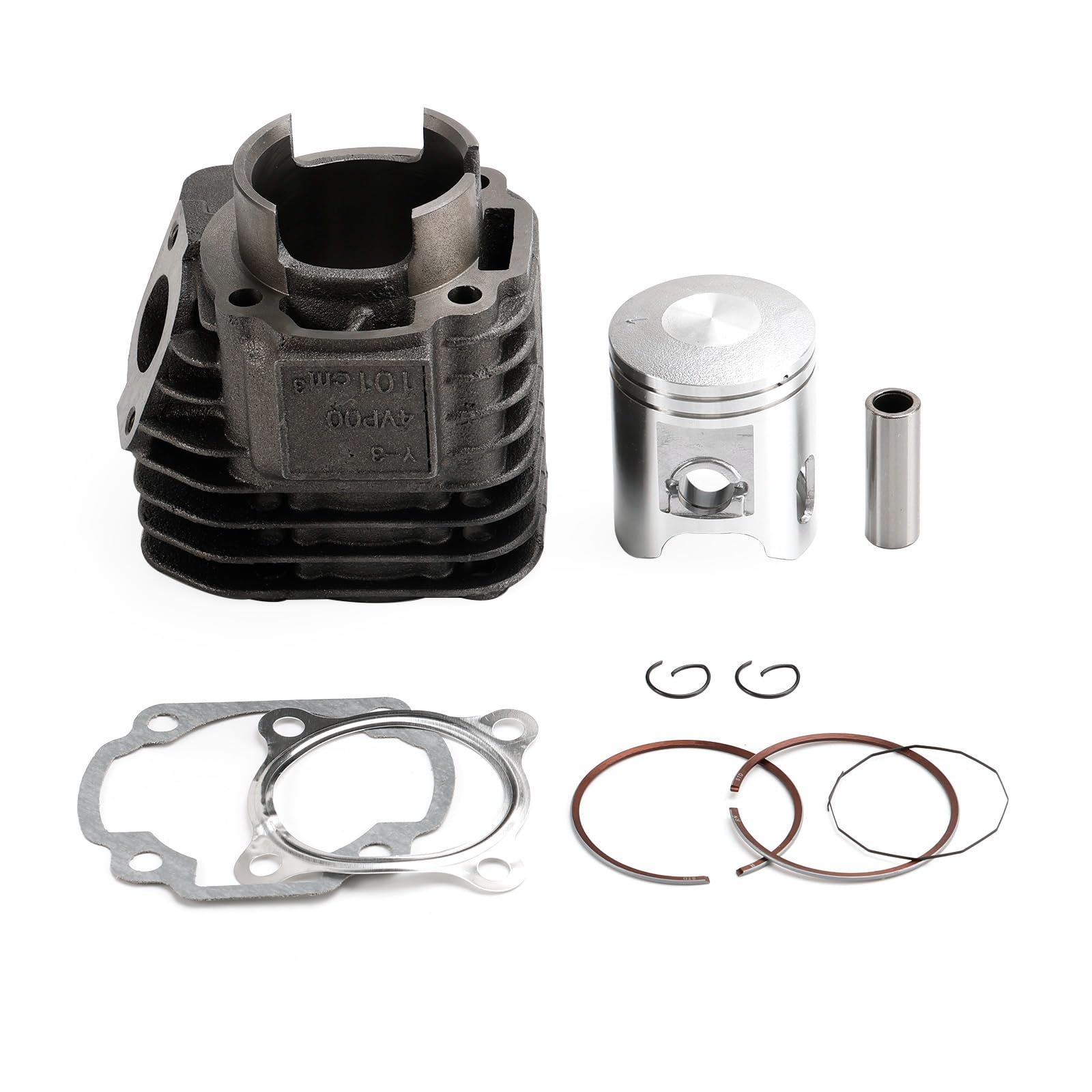 Topteng 100cc Cylinder Kit adapté pour Yamaha BWs Neo's Aerox Zuma 100-52mm Piston pin 14mm