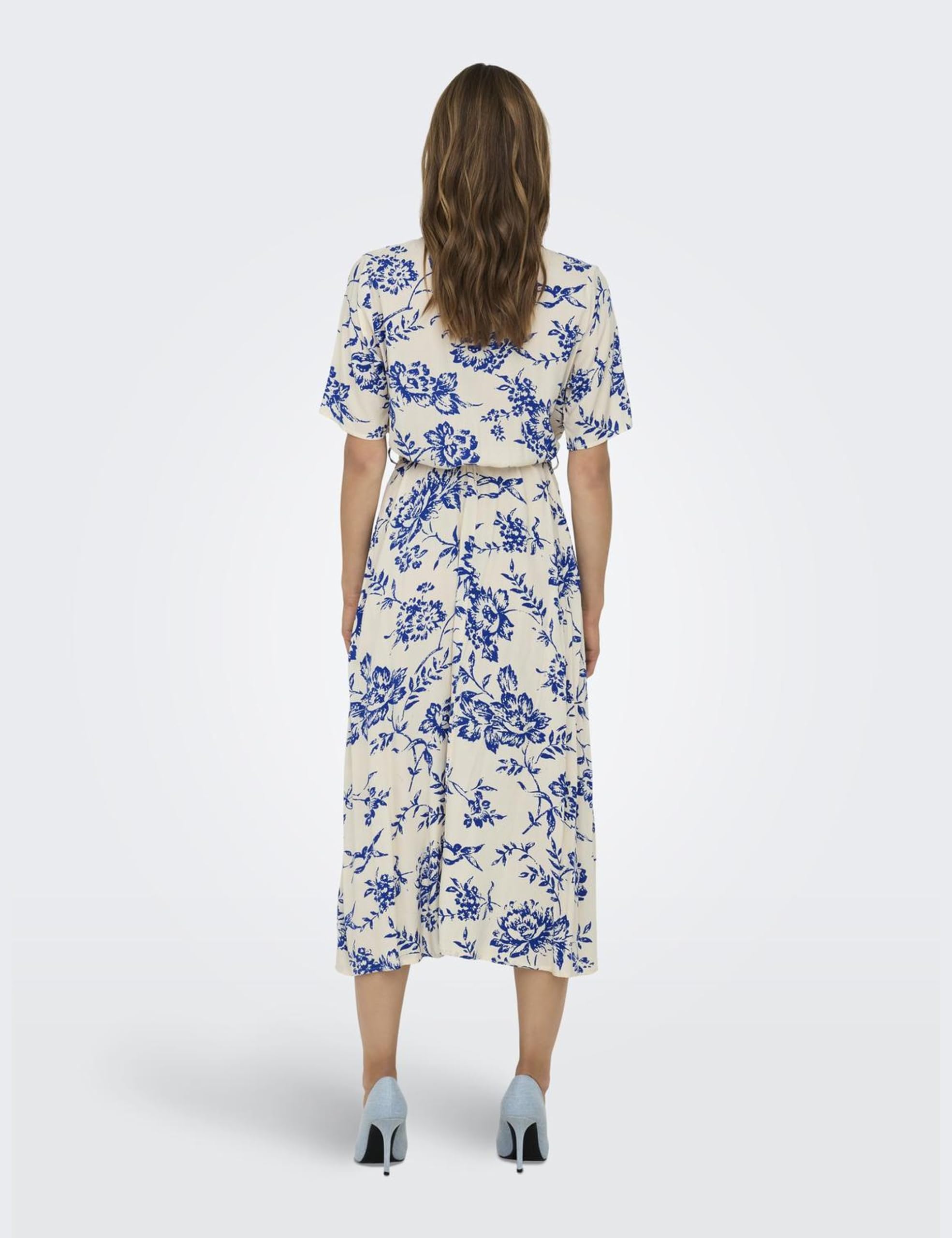 JdY Jdystarsezen Life 2/4 Mididress WVN Noos, Tapioca, XL