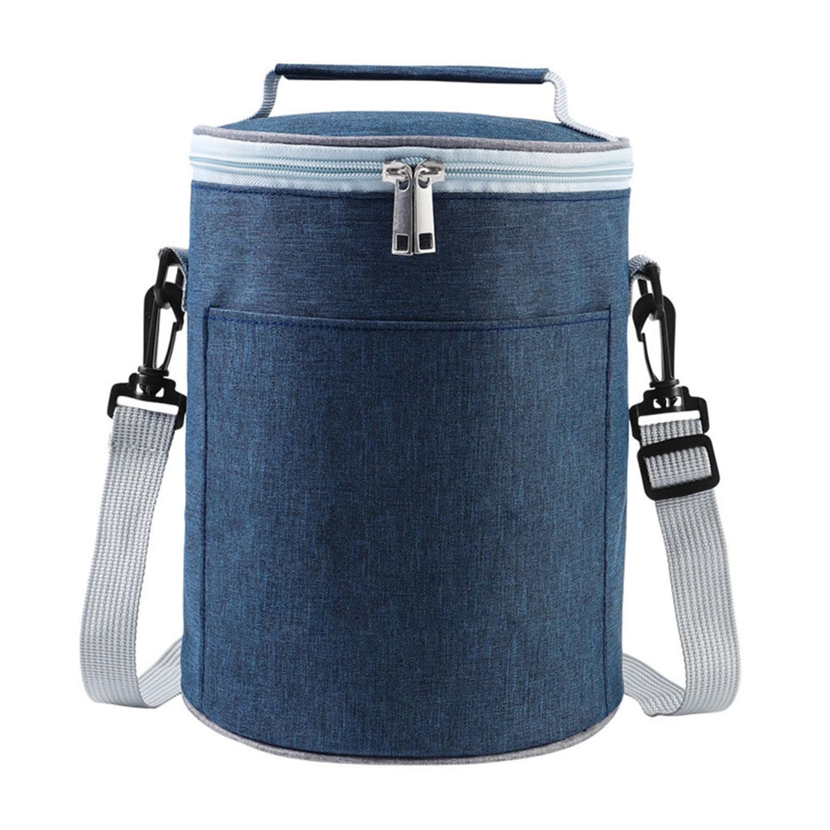 COLLBATH Thermotasche Isoliertasche für Lebensmittel mit Zwei Wege Reißverschluss aus Oxford Stoff Kompakte und Tragbare Lunchbag für Camping und Reise