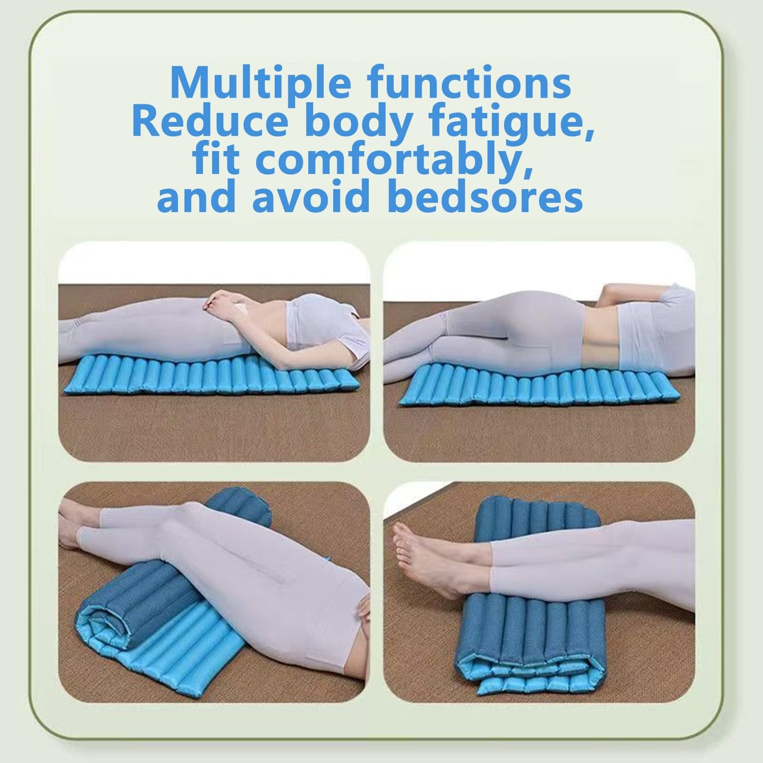 Surmatelas anti-pression pour la prévention des maux de lit et des ulcères, design de pression alternative, imperméable pour hôpital et soins à domicile