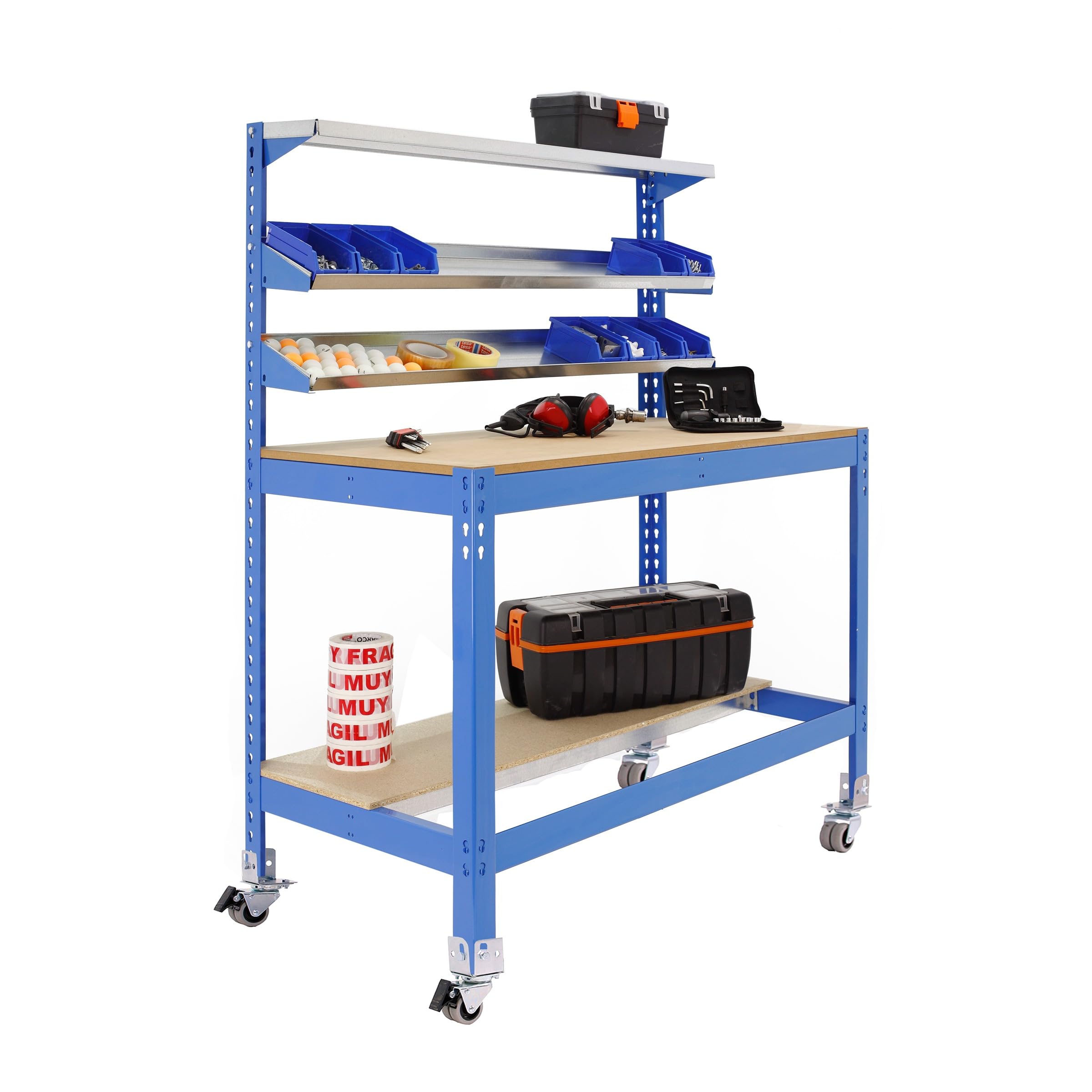 Simon Rack Banco de Trabajo Taller con Ruedas 910x610 mm - BT1