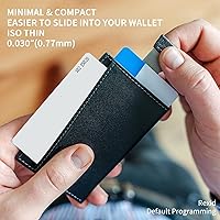 Vista 3 de Paquete de 5 tarjetas de proximidad ISO de PVC ISO RexID programadas por defecto para sistema de control de acceso, comparable al formato estándar