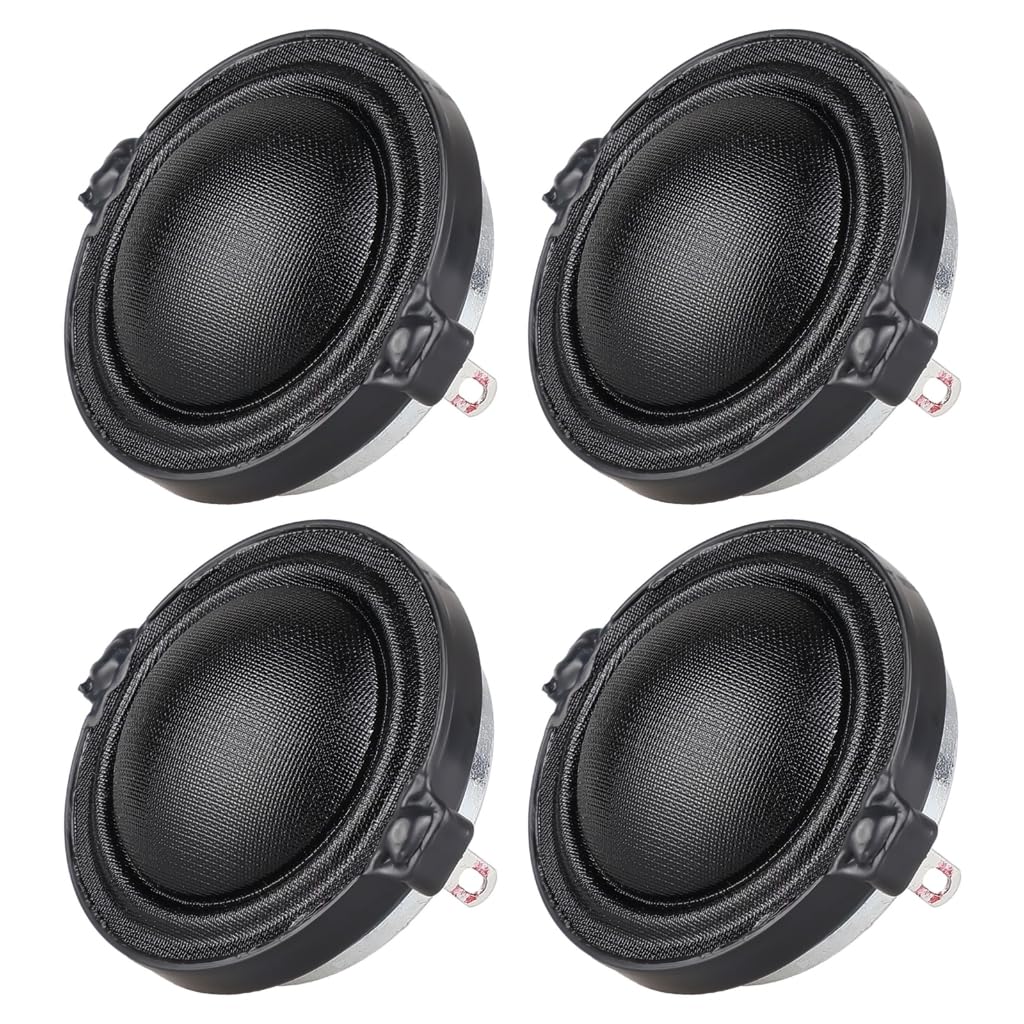 Elnwnnkc 30mm 1.2Inch Silk Dome Tweeter Loudspeaker with 20Cored 8ohm 15W Power for Clear High Frequency