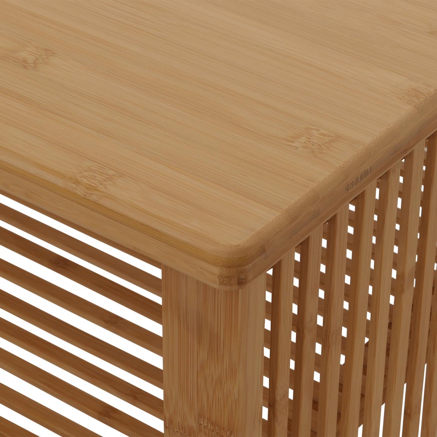 Mendler Bambus Couchtisch HWC-N80 Ablagefach 46x97x55cm | Wohnzimmertisch, Tisch, Sofatisch, Beistelltisch, FSC®-Zertifiziert