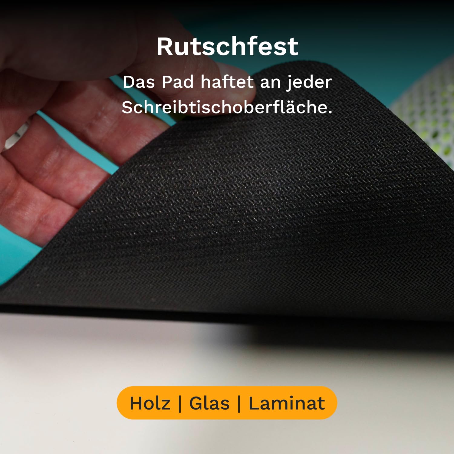 GLORIOUS GMP 2 Stoff Gaming Mauspad (XXL) Spritzwasserfest 915x460mm Grün | Mikrofaseroberfläche für Speed & Kontrolle, Flache Nähte gegen Ausfransen, Rutschfeste Unterseite, Maschinenwaschbar