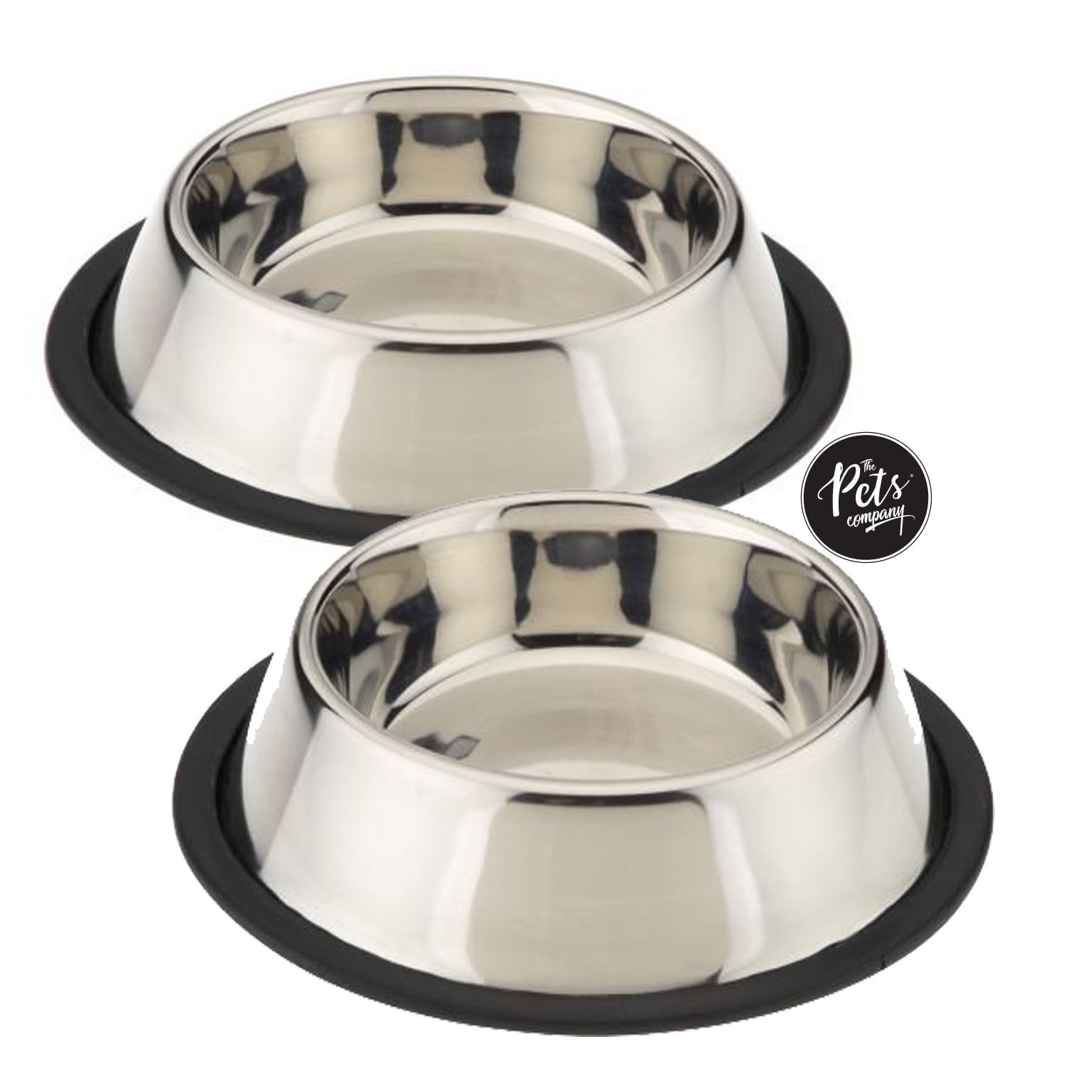 The Pets Company Stainless Steel Dog Feeding Bowl, Medium Dogs (Set of 2) (B07F2BGQ9D) Amazon Price History, Amazon Price Tracker