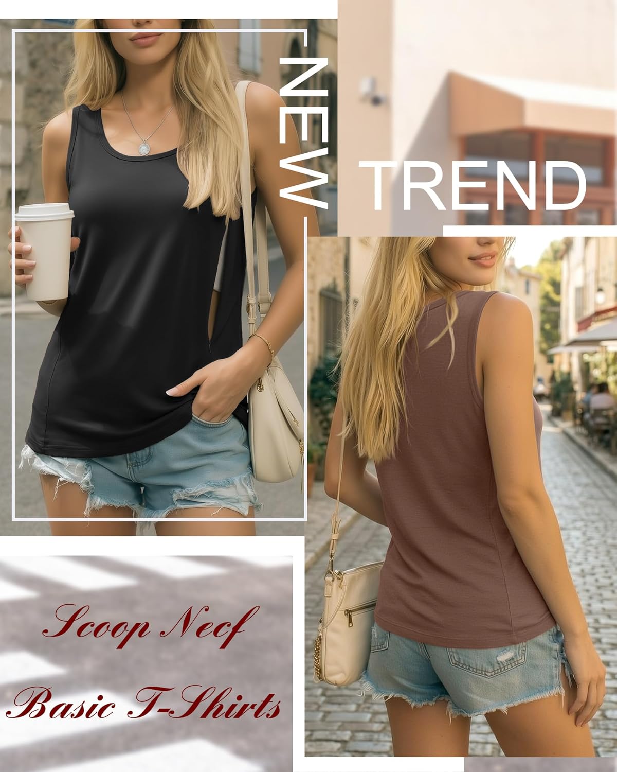 Ficerd 3 Pack Women's Maternity Nursing Tank Tops Breastfeeding Zipper Sleeveless Shirts Comfy Summer Pregnancy Clothes