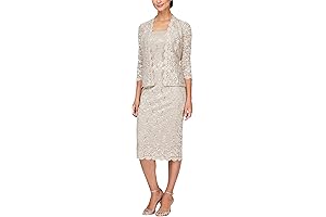 50th Wedding Anniversary Tea Length Dress