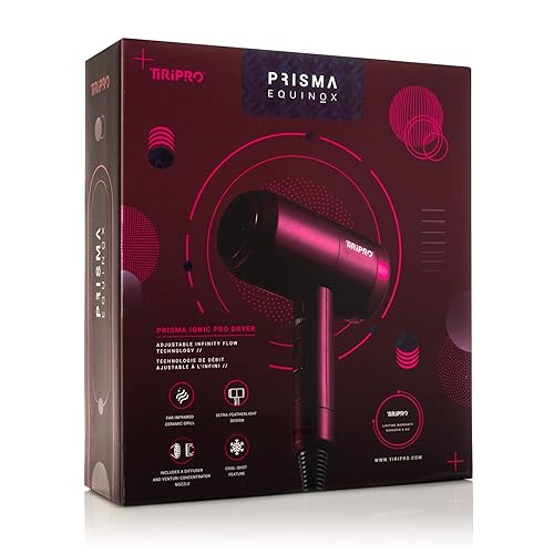 Miniatura 2 de TIRI PRO Prisma - Secador ultraligero, cepillo para soplar, secador de pelo, cepillo profesional de belleza para alisador de rizador, aplicable a