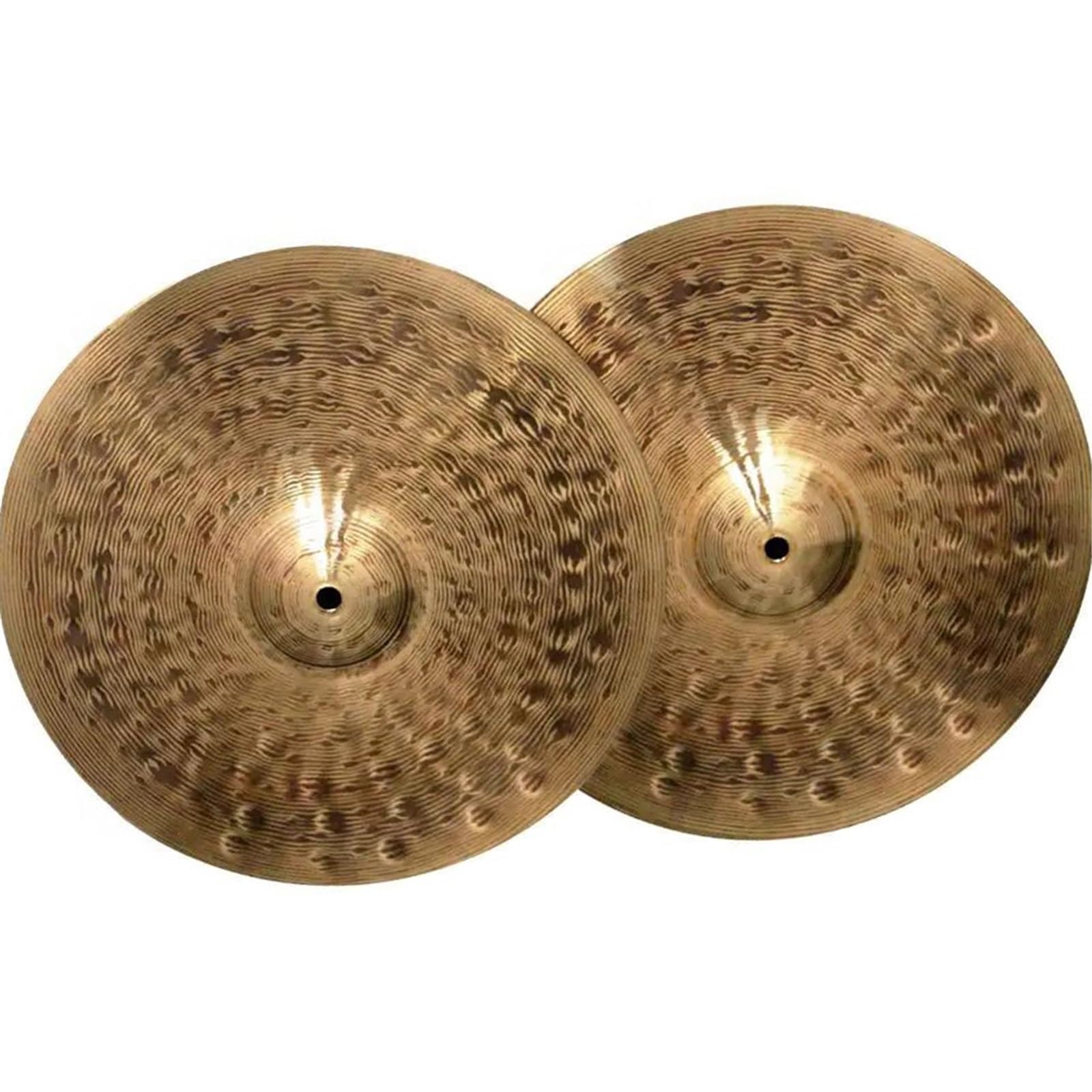 Cymbales pour débutants Cymbale Hi-Hat De 15 Pouces Instrument De Percussion Fait À La Main