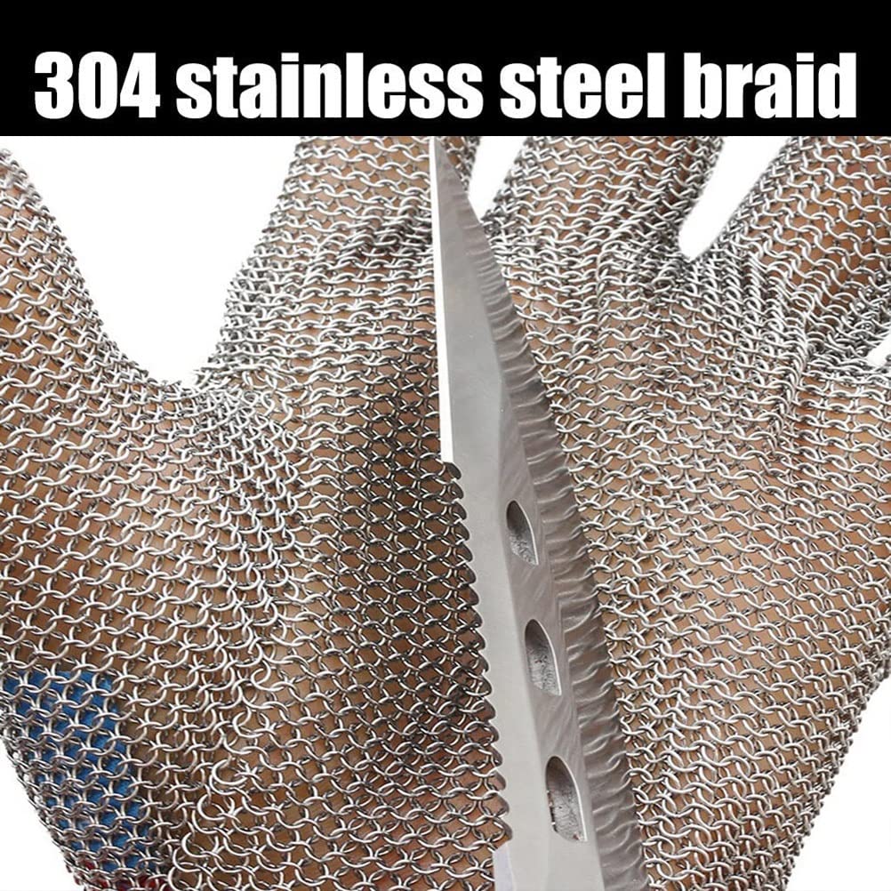 Amazon.co.jp: 防刃軍手 ステンレス製肉屋カット耐性手袋、食肉処理場