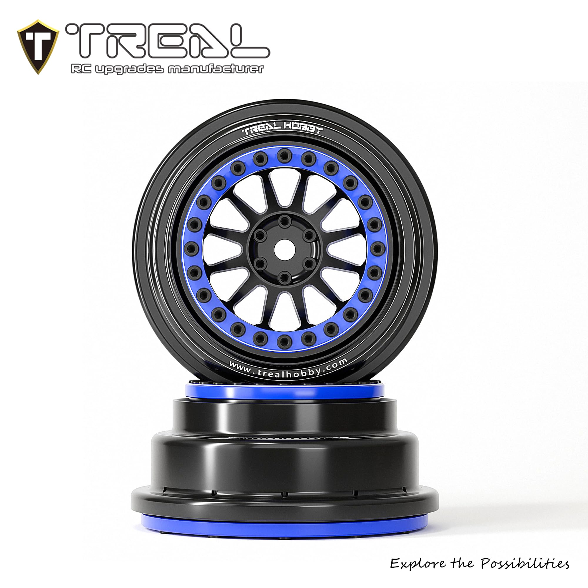 ST Racing Concepts STC71071S CNC Machined Aluminum Wheelie Bar Kit for DR10, Silver