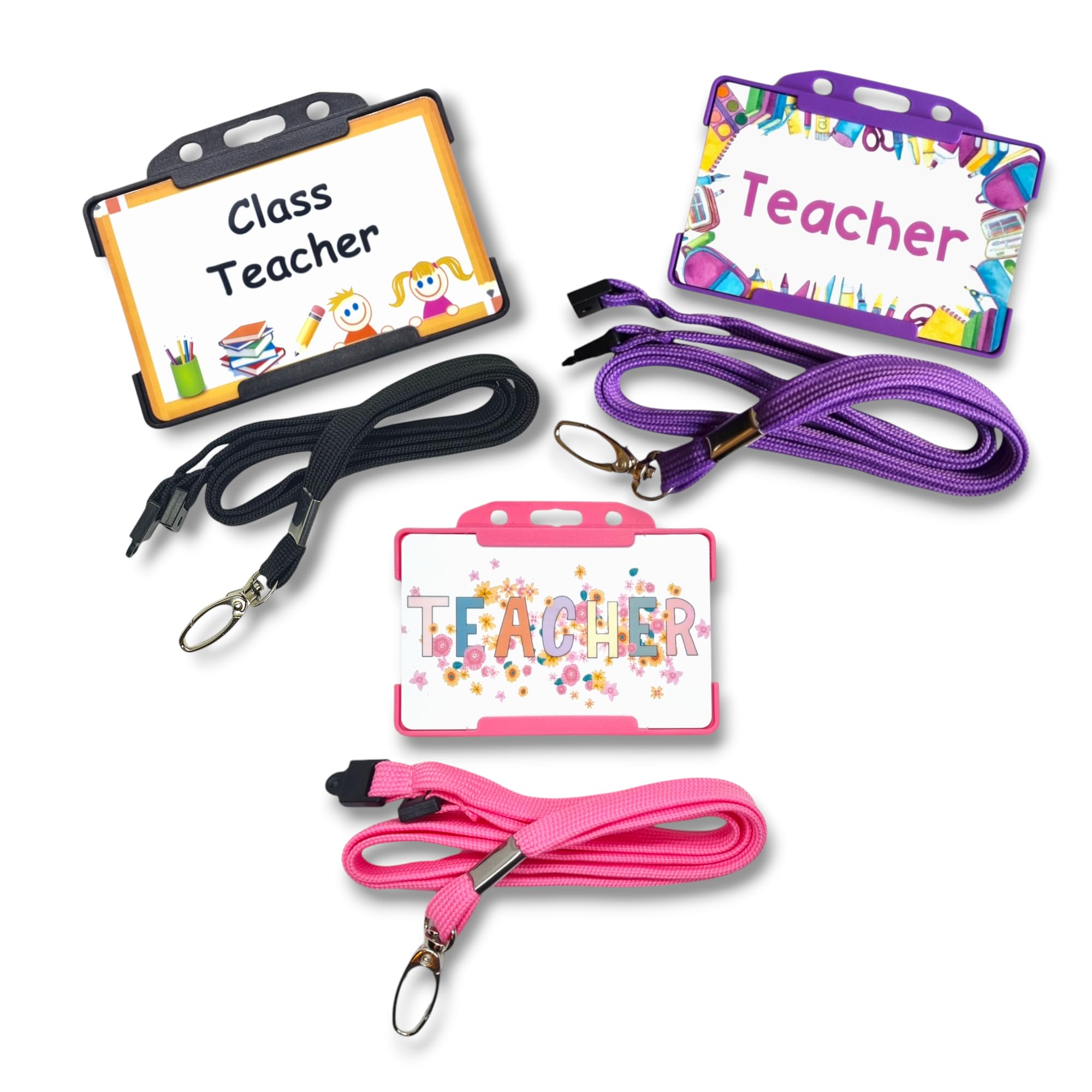 Teacher ID card - Teacher Roleplay Children's Novelty ID Card & Lanyard - School Role play - Pretend Play - Imaginary Play - Image 2