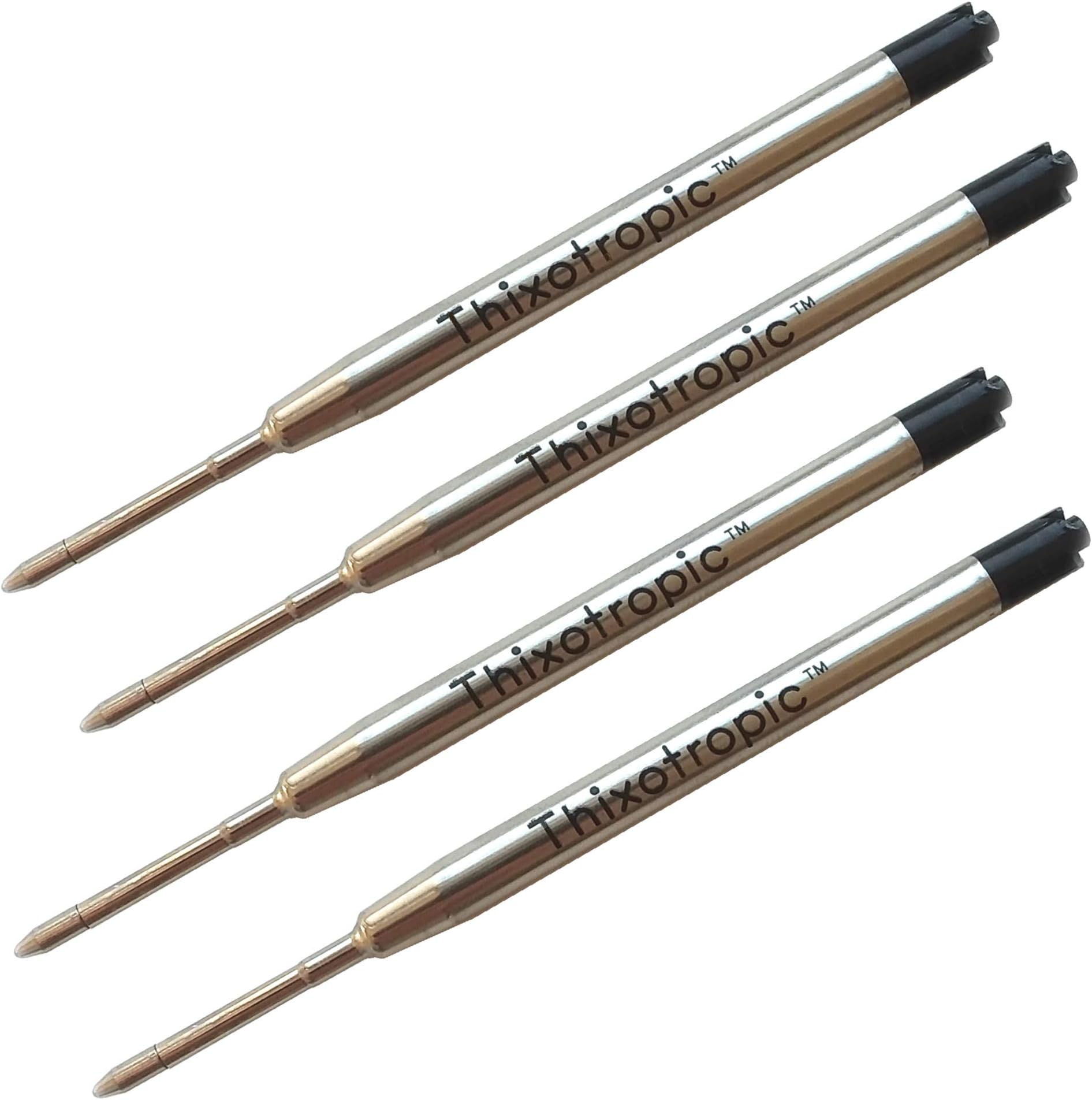 Ink Refills, 4 Pack, Parker-Style for Super Big Fat Pens (Blue)