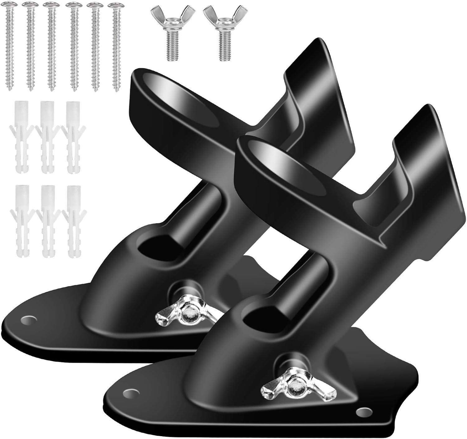 Flag Pole Holder Brackets, BONWIN 1" Flag Pole Mounting