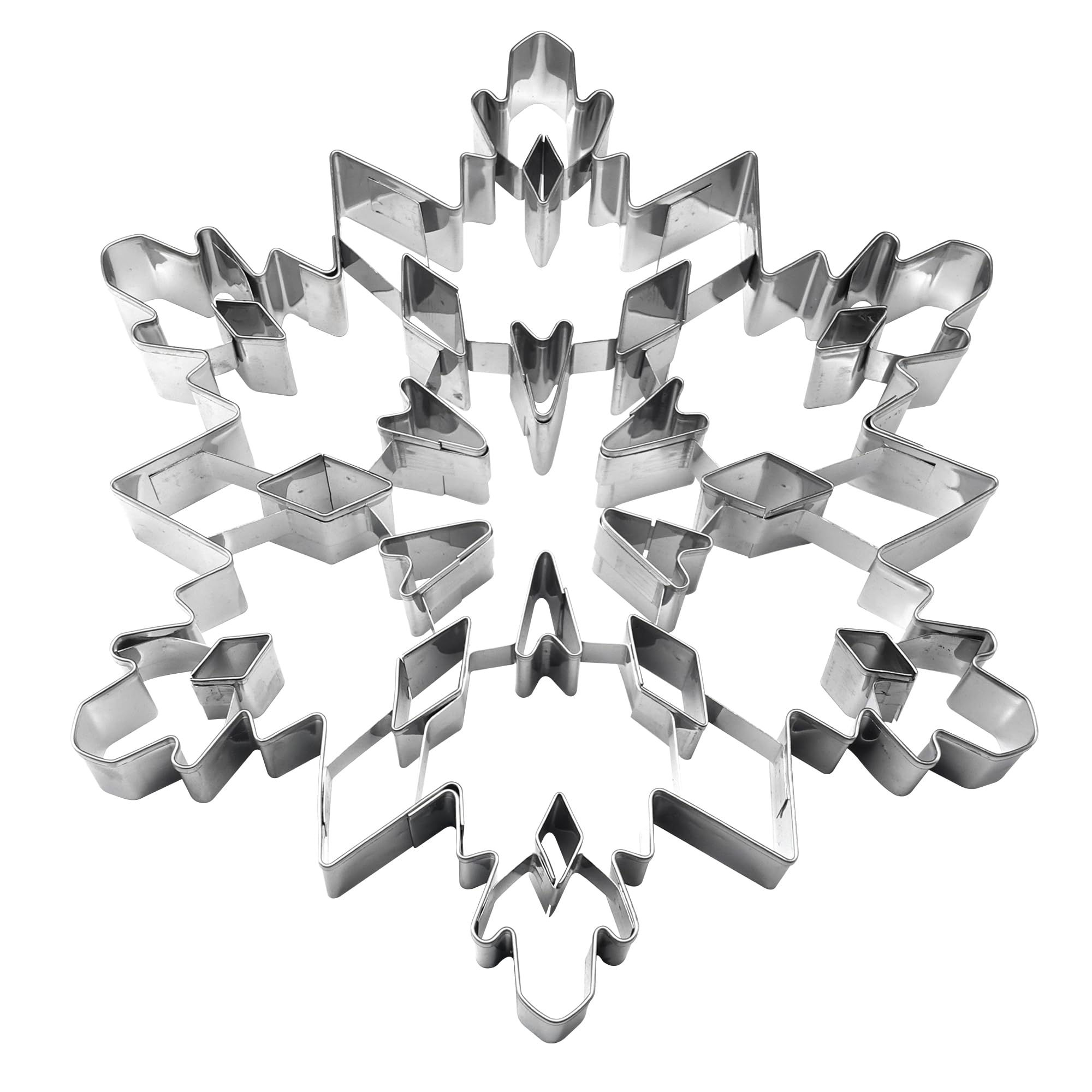 RandM Cortador de galletas con forma de copo de nieve, 1 unidad, 1 unidad