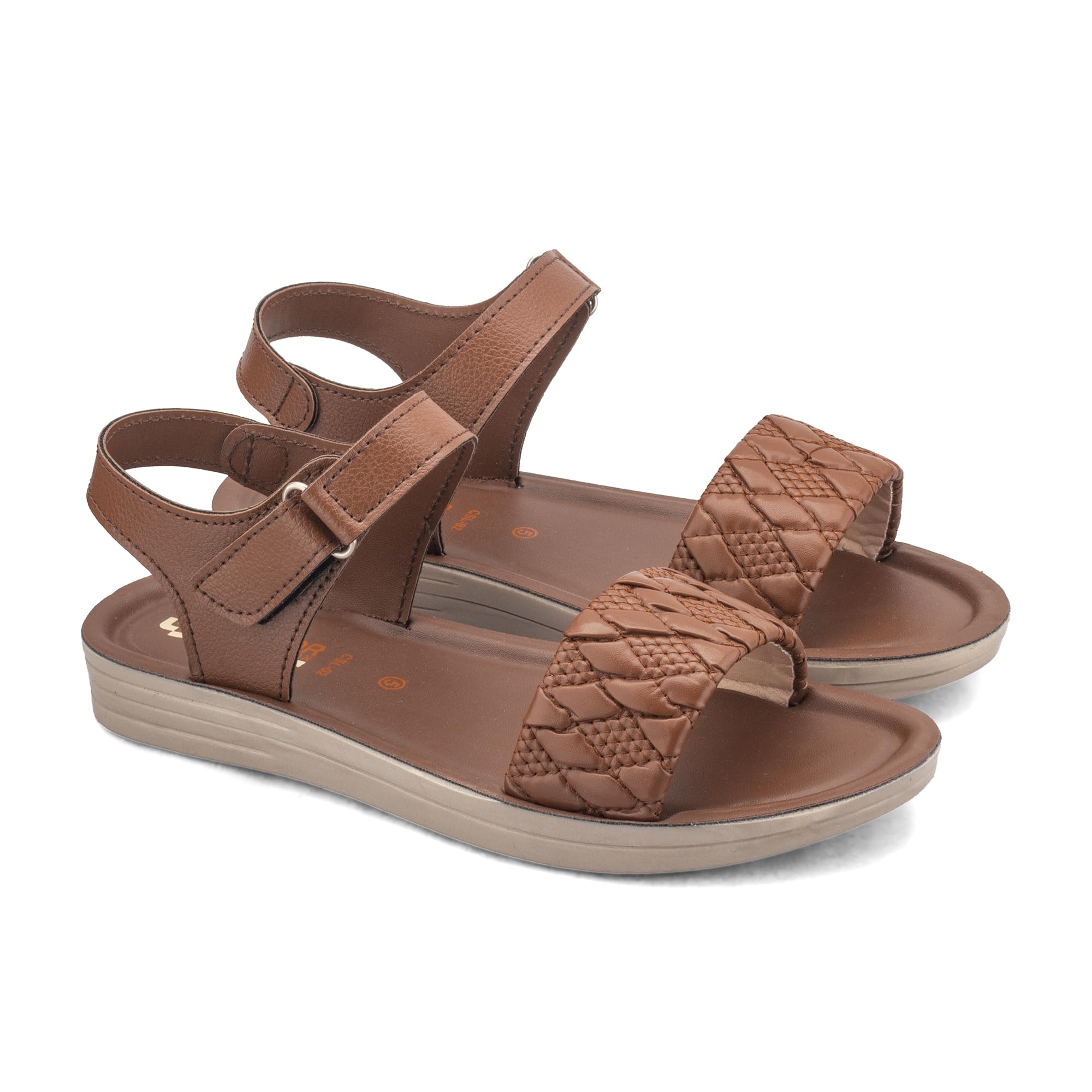 CSL-02 Women’s Stylish Lightweight Sandals | Soft Cushioned Comfort, Velcro Fit, Fashionable Design for Office, Casual Outings & Daily Use-image-25
