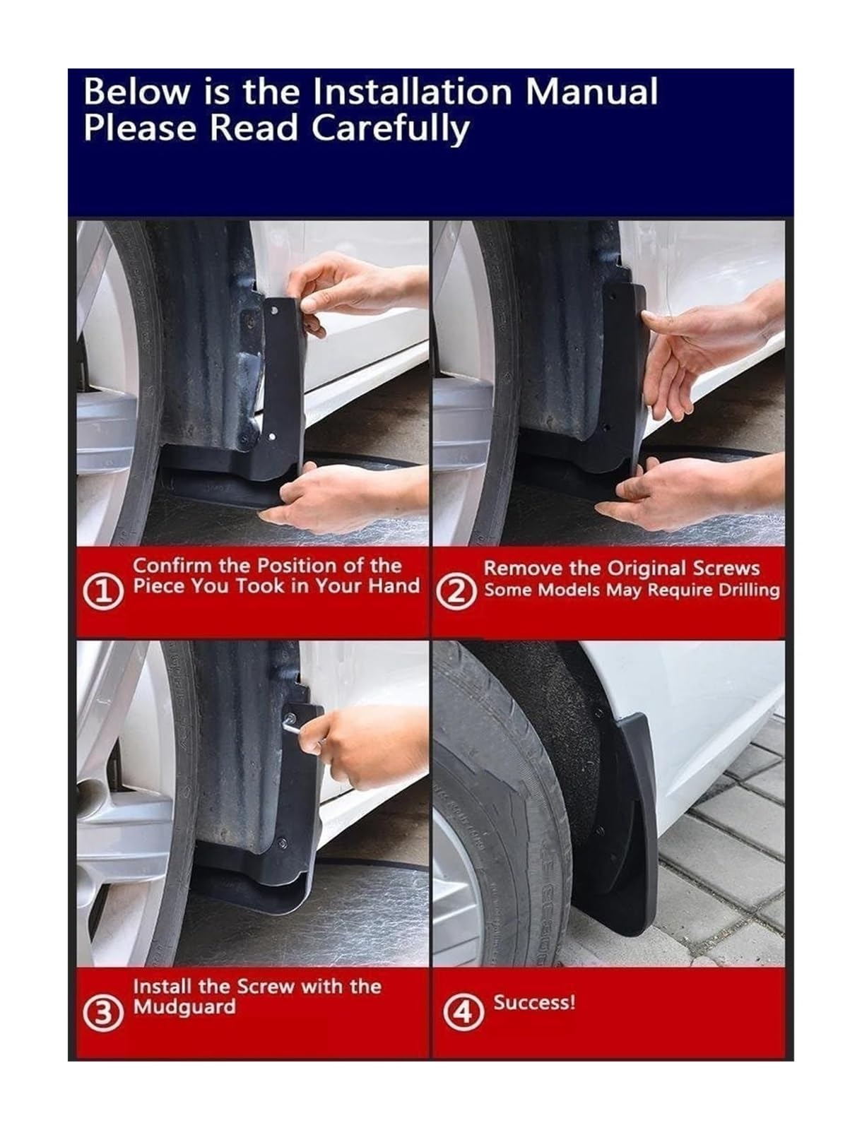 Per Explorer MK5 2011-2019 Paraspruzzi Anteriori Posteriori Parafanghi Per Pneumatici Accessori Per Protezioni Passaruota Parafanghi Anteriori E Posteriori