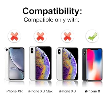 EFAITHFIX for iPhone X Front Camera Replacement 5.8 Inch for iPhone X OEM Facing Lens Module Structured Light Receiver Transmitter Connector Replace for Model A1865, A1901, A1902